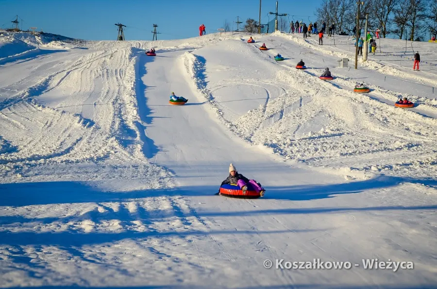 Tor do snowtubingu w Koszałkowie